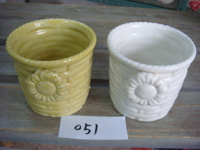 【生產(chǎn)批發(fā)GB051陶瓷花盆容器、時(shí)尚流行、ZAKKA日韓多肉植物盆栽】?jī)r(jià)格,廠(chǎng)家,圖片,塑料、樹(shù)脂工藝品,福建省德化縣金德盛陶瓷有限責(zé)任公司-
